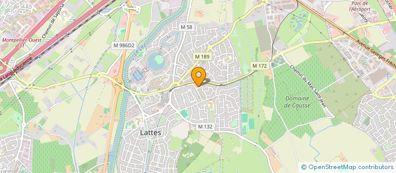 localisation de l'entreprise EMMANUEL à LATTES