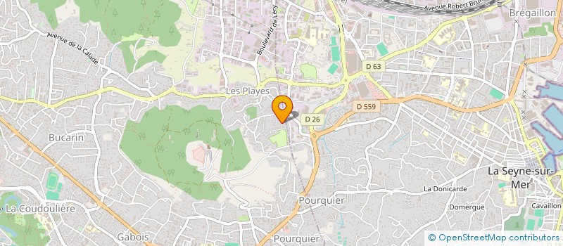 localisation de l'entreprise EMMANUEL ANDRIEUX PATRIMOINE à SIX FOURS LES PLAGES