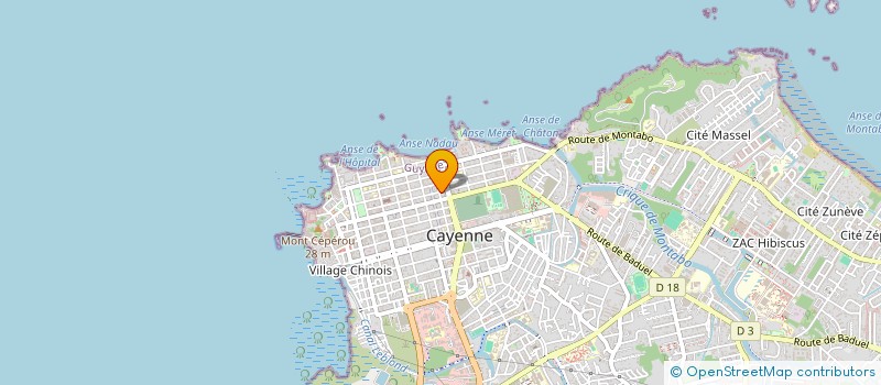 localisation de l'entreprise EMMANUEL ASSURANCES  CAYENNE