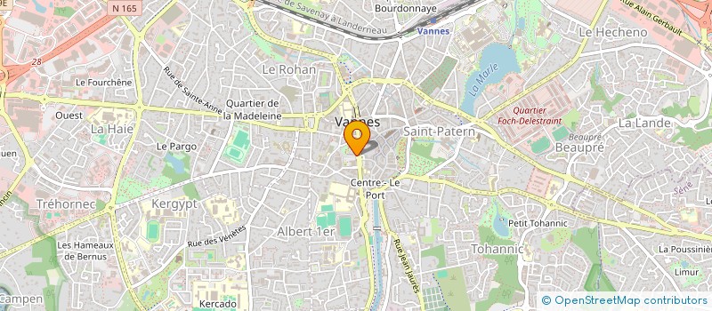 localisation de l'entreprise EMMANUEL BENEAT NOTAIRE ET ASSOCIES à VANNES