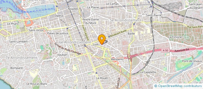 localisation de l'entreprise EMMANUEL BRAUN INFIRMIER à MARSEILLE