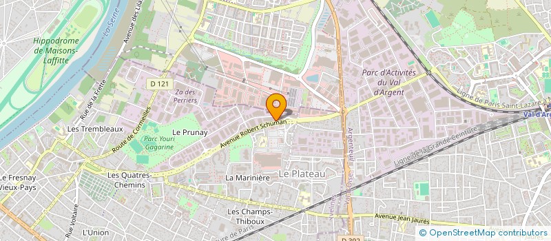 localisation de l'entreprise EMMANUEL COIFFURE  SARTROUVILLE