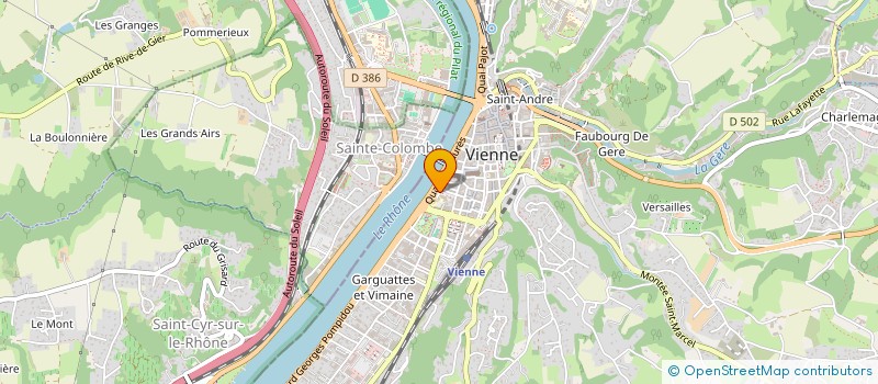 localisation de l'entreprise EMMANUEL DELBARRE à VIENNE