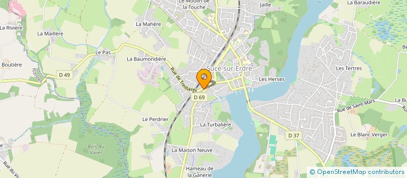 localisation de l'entreprise EMMANUEL DIAIS FORMATION RECRUTEMENT  SUCE-SUR-ERDRE