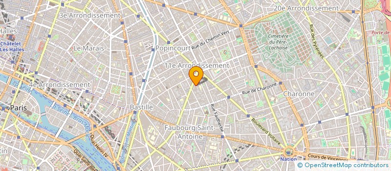 localisation de l'entreprise EMMANUEL DOUSSET SARL  PARIS