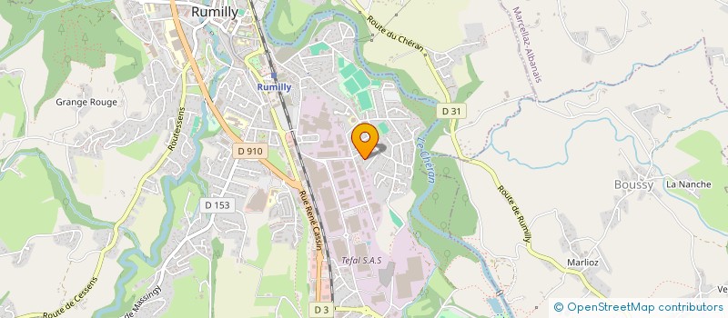 localisation de l'entreprise EMMANUEL DREAMS PRODUCTION  RUMILLY