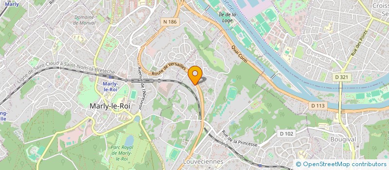 localisation de l'entreprise EMMANUEL'EVER  LOUVECIENNES