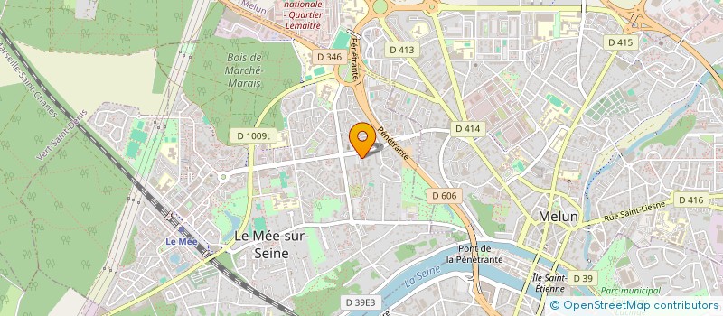 localisation de l'entreprise EMMANUEL-FRANCE  LE MEE-SUR-SEINE