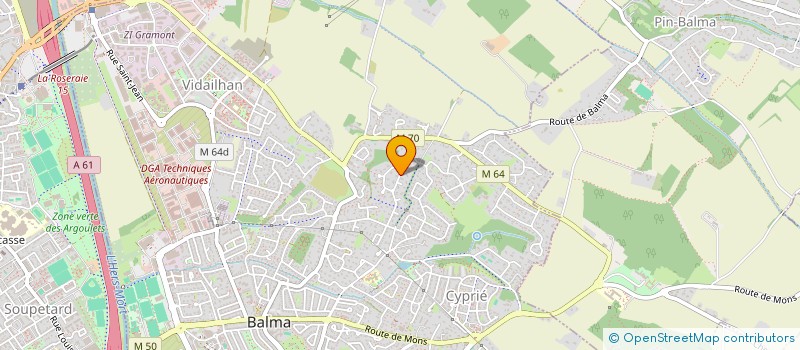 localisation de l'entreprise EMMANUEL LABRID CONSEIL  BALMA