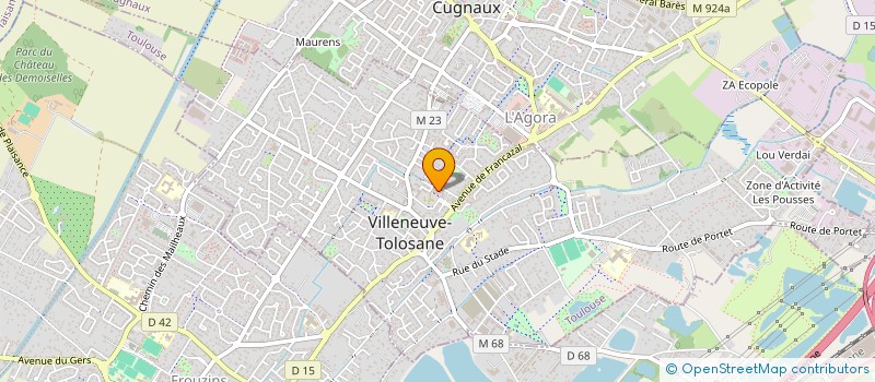 localisation de l'entreprise EMMANUEL LAIR NOTAIRE à VILLENEUVE-TOLOSANE
