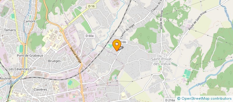 localisation de l'entreprise EMMANUEL LAURENT EVENEMENTIEL  SAINT-PRIVAT-DES-VIEUX