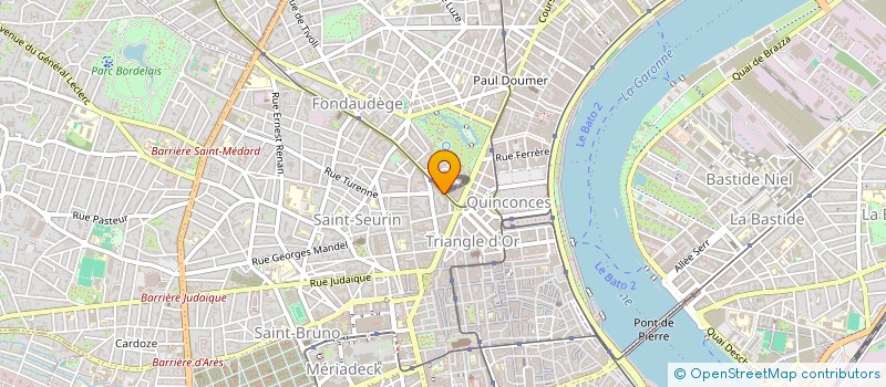 localisation de l'entreprise EMMANUEL LAVAUD  BORDEAUX