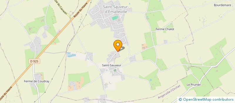 localisation de l'entreprise EMMANUEL LEFEBVRE  SAINT-SAUVEUR-D'EMALLEVILLE