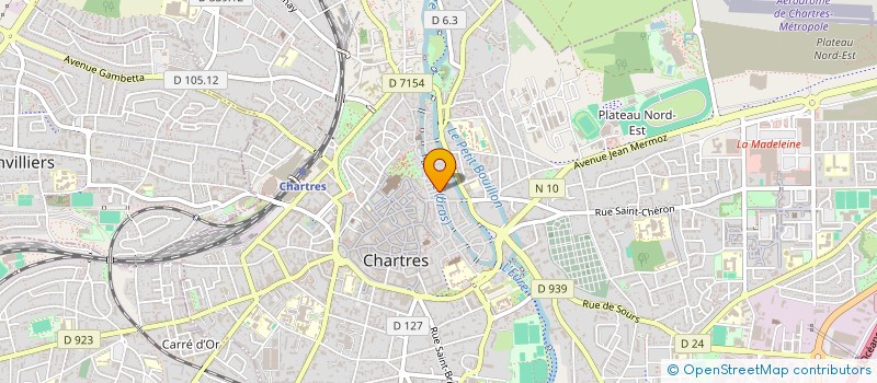 localisation de l'entreprise EMMANUEL LEROY HOLDING à CHARTRES