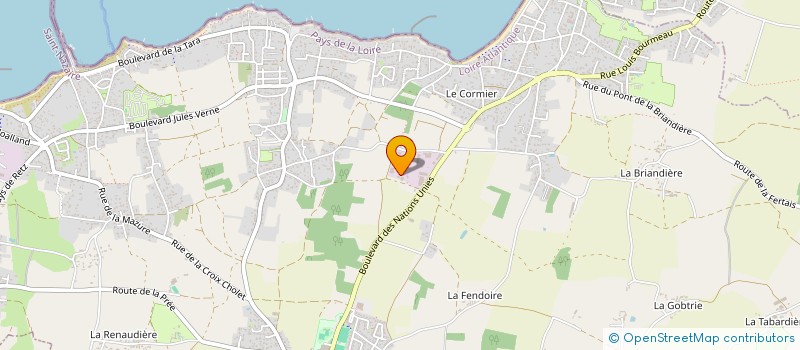 localisation de l'entreprise EMMANUEL LUCAS à LA PLAINE-SUR-MER