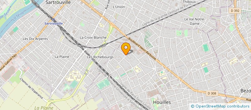 localisation de l'entreprise EMMANUEL-POSE PRO SARL  HOUILLES