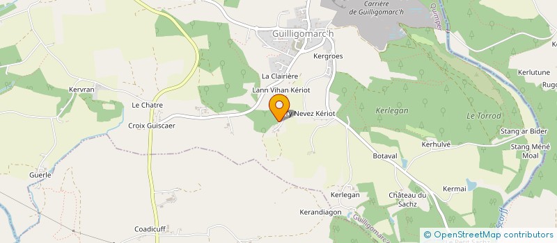 localisation de l'entreprise EMMANUEL PUREN  GUILLIGOMARC'H