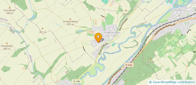 localisation de l'entreprise EMMANUEL RINNERT CONSULTANT PAYSAGISTE  FRNINGEN