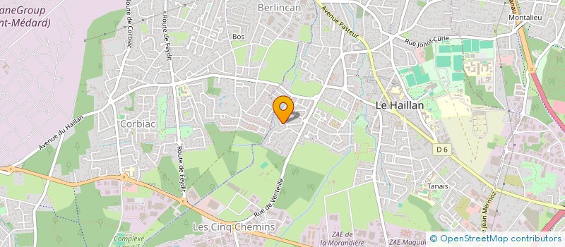 localisation de l'entreprise EMMANUEL SYLVAIN DUPUY  LE HAILLAN