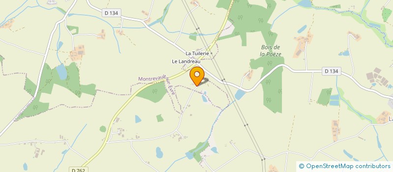 localisation de l'entreprise EMMANUEL TRAINEAU à MONTREVAULT-SUR-EVRE
