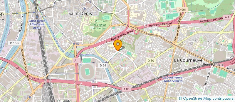 localisation de l'entreprise EMMANUEL TRANSPORT à SAINT-DENIS