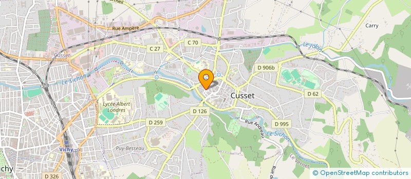 localisation de l'entreprise EMMANUELLE à CUSSET
