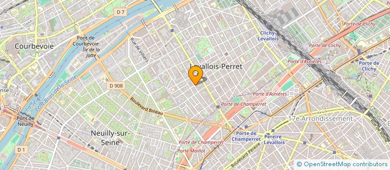 localisation de l'entreprise EMMANUELLE AOUSTIN CONSULTING à LEVALLOIS-PERRET