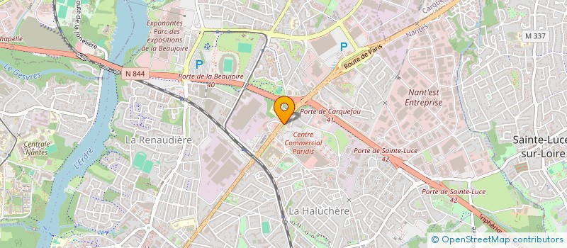 localisation de l'entreprise EMMANUELLE'B à NANTES