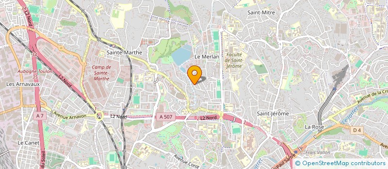 localisation de l'entreprise EMMANUELLE EM  MARSEILLE