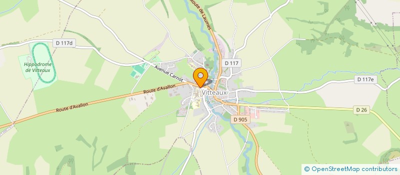 localisation de l'entreprise EMMANUELLE LACOMBE à VITTEAUX
