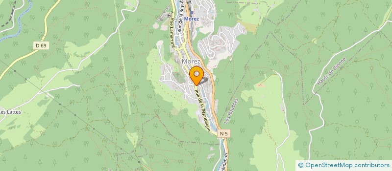 localisation de l'entreprise EMMANUELLE OUDET-ELIEN ET MARILYN MONNIER-HELD à HAUTS DE BIENNE