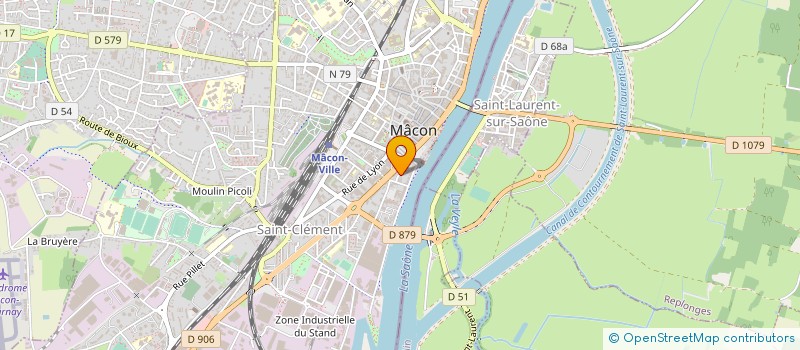 localisation de l'entreprise EMMANUELLE PIQUET CONSEIL  MACON