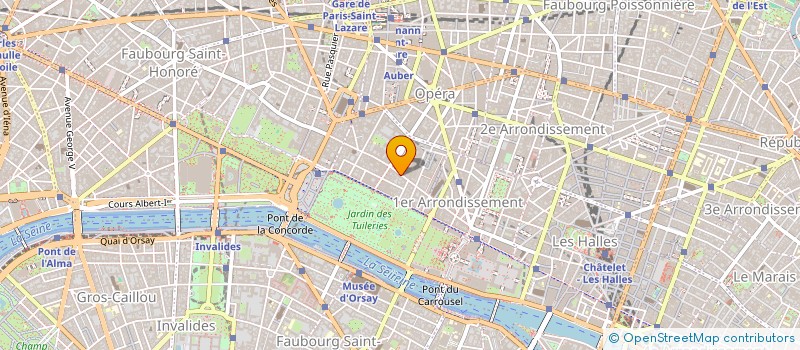 localisation de l'entreprise EMMANUELLE SOULARD à PARIS