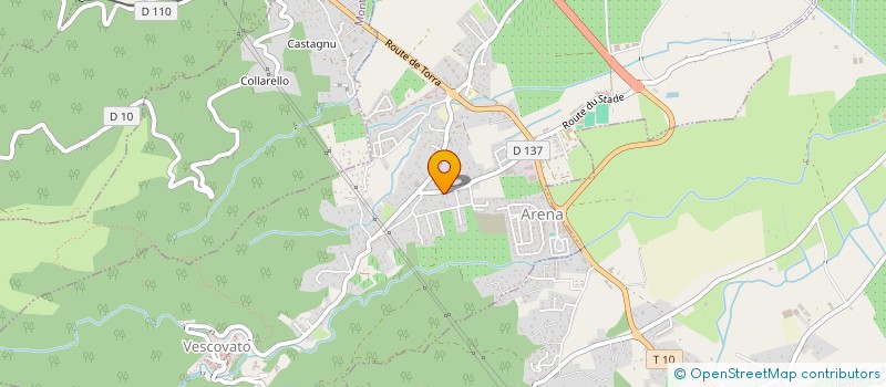 localisation de l'entreprise EMMANUELLI AUTOMOBILES à VESCOVATO