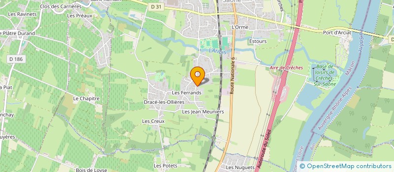 localisation de l'entreprise EMMAPA  CRECHES-SUR-SAONE