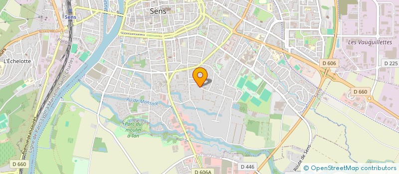 localisation de l'entreprise EMMAPACOME 1  SENS
