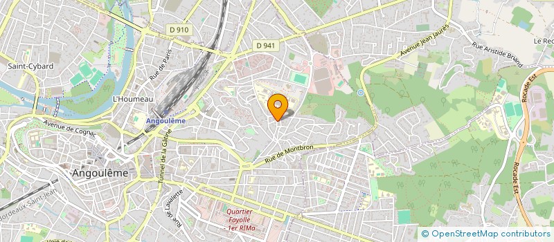 localisation de l'entreprise EMMAR 16 à ANGOULEME