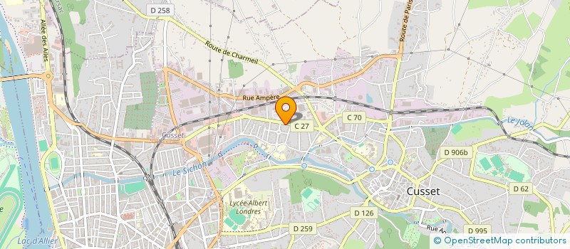 localisation de l'entreprise EMMARC à CUSSET