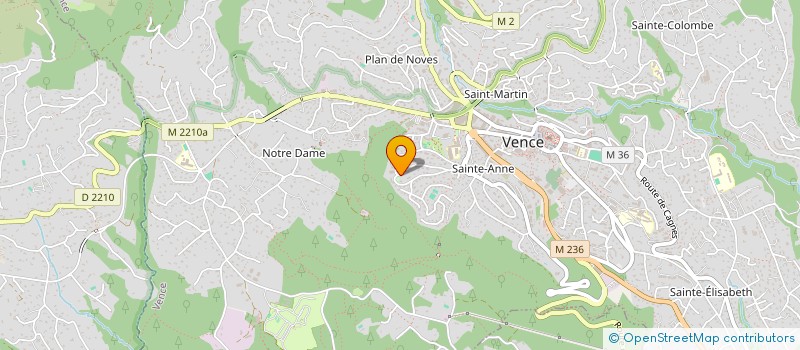 localisation de l'entreprise EMMARC  VENCE