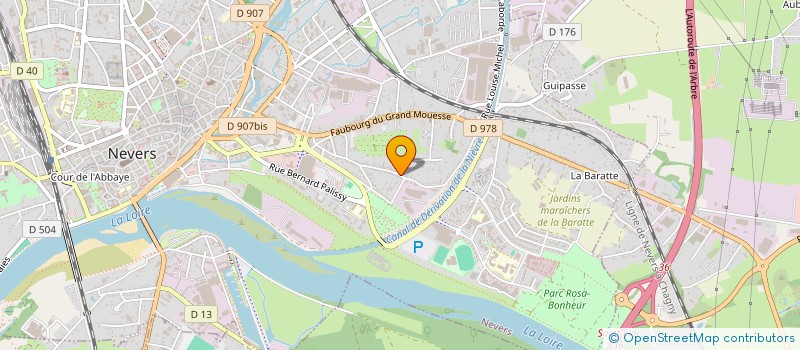 localisation de l'entreprise EMMARD à NEVERS