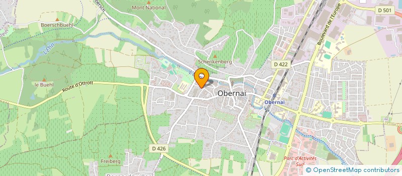 localisation de l'entreprise EMMARG & CIE à OBERNAI