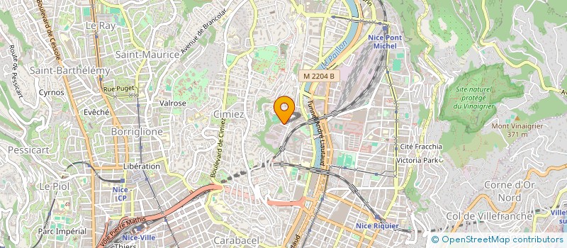 localisation de l'entreprise EMMARGOT à NICE