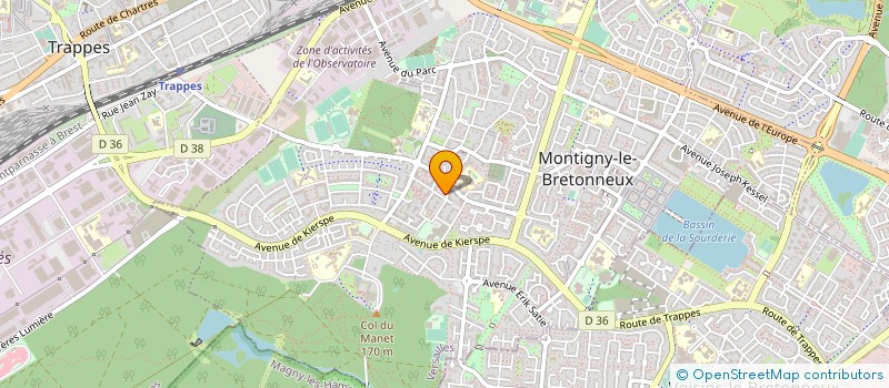 localisation de l'entreprise EMMARIE  MONTIGNY-LE-BRETONNEUX