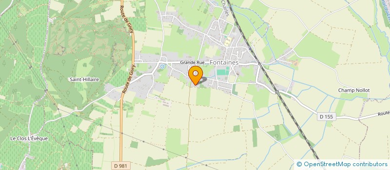 localisation de l'entreprise EMMARIE  FONTAINES