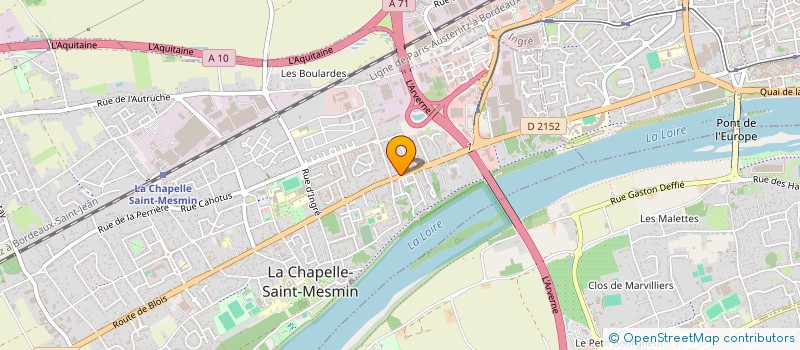 localisation de l'entreprise EMMARIM à LA CHAPELLE-SAINT-MESMIN