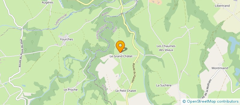 localisation de l'entreprise EMMARYA  ECHASSIERES