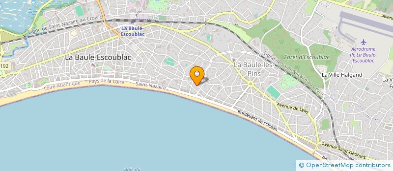 localisation de l'entreprise EMMASAND  LA BAULE-ESCOUBLAC