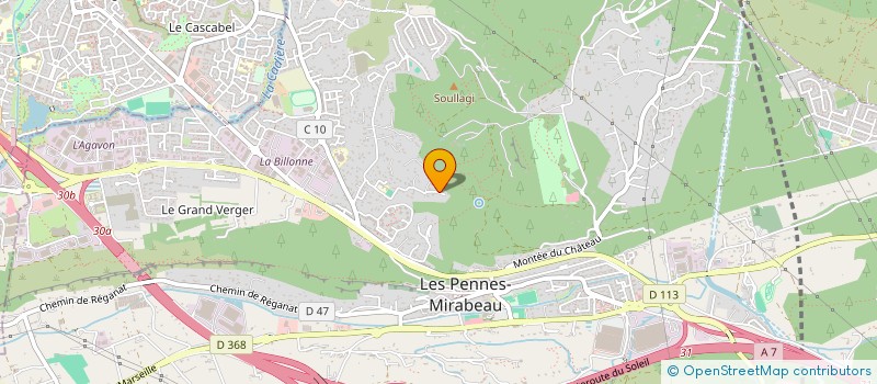 localisation de l'entreprise EMMATHIS à LES PENNES-MIRABEAU