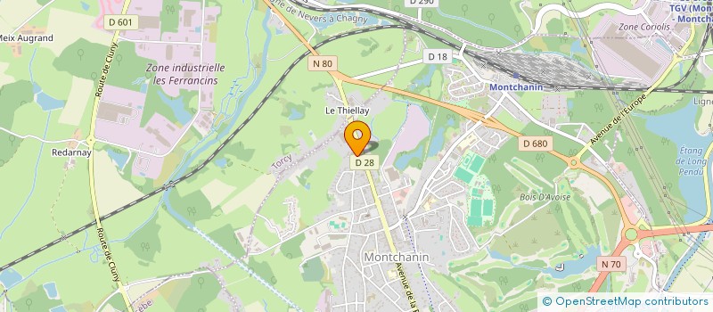 localisation de l'entreprise EMMATTEO  MONTCHANIN