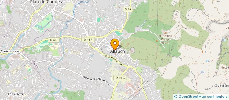 localisation de l'entreprise EMMATTEO à ALLAUCH
